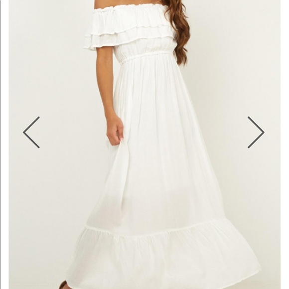 Notre Dame White Maxi Dress - Picture 4 of 8